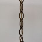 Antieke Vintage Franse Messing Lantaarnlamp Hanglamp Lamp 06 thumbnail 16