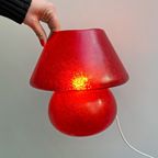 Vintage Fiberglas Mushroom Tafellamp | Kerst thumbnail 2