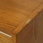 Vintage Lowboard Scandinavische Stijl Lichtgekleurd Hout thumbnail 16