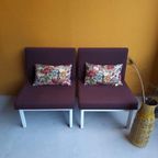 Vintage Giorgetti Design Fauteuil, Italiaans, Stoel, Webbing thumbnail 22