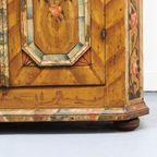 Antieke Beschilderde Bruidskast 1817 thumbnail 8