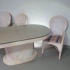 Pensil Reed , Split Reed Table Chairs Dining Set. Wide 160 Depth 92 Height 75 Cm thumbnail 5