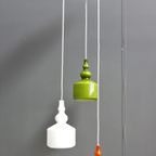 Holmegaard Multicolor Pendant Lamp 3 Glass Shades thumbnail 7