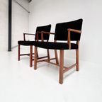 Set Van 2 Deense Mahoniehouten Stoelen Van Erik Bjorn Olsen thumbnail 10