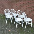 Witte Keukenstoelen 6 Stuks thumbnail 8