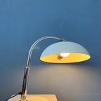 Vintage Hala Busquet / Hala 144 Tafellamp Van Herman Busquet - Witte Bauhaus Bureaulamp thumbnail 2