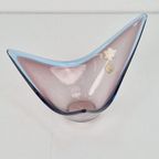 Vintage Cristallo Venezia Ccc Schaal Kom Blauw Amber Murano thumbnail 3
