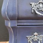 Ladekast - Buikkastje - Blauw Met Zilveren Details thumbnail 9