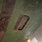 Hutkoffer, Kist, Groen Met Houten Latjes thumbnail 5