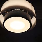 Vintage Mid Century Modern Hanglamp, Wit En Zwart thumbnail 12