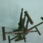 Antieke Wolhaspel/wolwinder (bijzonder Interieur-decoratie-item) thumbnail 3