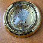 Vintage Mcm Space Glass Plafonnière Daks '70s thumbnail 9