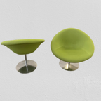 2 Globe Draaistoelen Pierre Paulin Voor Artifort thumbnail 26