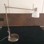 Bureaulamp - Tafellamp - Metaal - Zilverkleurig - Verstelbaar thumbnail 3