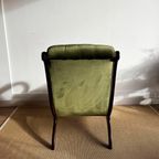 Groene Chesterfield Victoriaans Lounge Fauteuil Vintage thumbnail 6