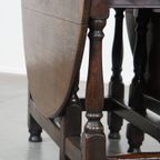 Zeer Mooie Antieke Eikenhouten Engelse Gateleg Tafel Met Een Uitmuntend Patina thumbnail 12