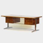 Xl Vintage Mid Century Directiebureau In Palissander, 1960s thumbnail 5