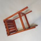 6 X Stool Meranti 70s. Height 71 Cm / Wide 42 Cm / Depth 40 Cm thumbnail 9