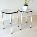 Retro Vintage Kruk Stoel Jaren 70 Plantentafel thumbnail 4