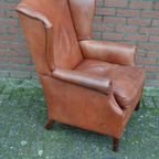 Leren Heren Zetel, Oor Fauteuil thumbnail 7