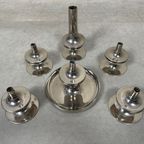 Vintage Modulair ‘Chrome Plated’ Kandelaar – Stoff Nagel Bmg thumbnail 3