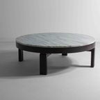 Vintage Rond Mid-Century Marmer Salontafel thumbnail 3