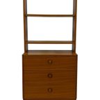 Vintage Wandkast Scandinavisch Teak Kastje Lades 1960 Design thumbnail 20