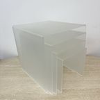 Set Of 4 Lucite Nesting Tables , 1970S thumbnail 13