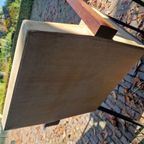 Mid-century Strakke Design Fauteuils In Originele Goede Staat thumbnail 5