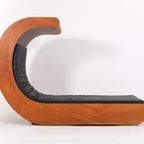Vintage Unique Wave Chaise Longue thumbnail 2