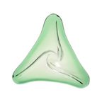 Vintage Groene Kristallen Schaal Val Saint Lambert Jaren 60 thumbnail 2