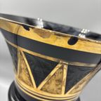 Zwarte Hyaliet Vaas Art Deco Rupel Boom Antwerpen thumbnail 3