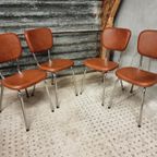 Set Retro Stoelen Frans Design 60S 4 Stuks thumbnail 6