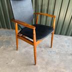 Vintage Scandinavische Bureaustoel Fauteuil Jaren 60 thumbnail 3