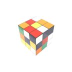 Unieke Vierkante Jaren ’80 Salontafel Rubiks Kubus thumbnail 5