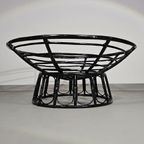 Papasan Rattan Lounge Chair 1970s Width 120 Height 70 Cm thumbnail 7