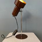 Vintage Bruine Verstelbare Ruimtetijdperk Bureaulamp thumbnail 6