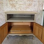 Queen Anne Dressoir/ Vintage Look Dressoir In Taupe Met Goud thumbnail 3