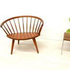 Vintage Yngve Ekström Fauteuil Stoel Stolab Arka Jaren 60 thumbnail 10
