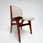 Set Van 4 Opnieuw Gestoffeerde Mahjongg Stoelen, 1950'S thumbnail 11