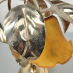 Vintage Bloemlamp Met Glaspasta Kelk thumbnail 5