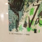 Vintage Jean Jansem Sunflower Poster, Expo'90, Osaka Japan thumbnail 13