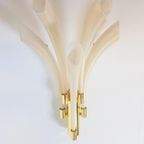 Vintage Fireworks Wandlamp Barovier & Toso Murano Goud '70 thumbnail 3