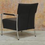 Zwarte Leren Bert Plantagie Class Design Fauteuil thumbnail 7