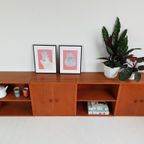 Vintage Modulaire Kast Teak | Dressoir Modulair Teak Fineer thumbnail 9