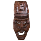 Vintage Houten Wandmasker Masker Hout Wanddecoratie thumbnail 4