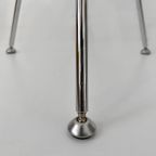 Vintage Design Glazen Bijzettafel Chroom Tripod thumbnail 7