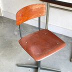 Hoog Vintage Schoolsetje Desk Kinderbureau thumbnail 5