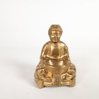 Buddha - Wierrookhouder - Verguld - Japan - 3E Kwart 20E Eeuw thumbnail 2