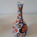 Japans Imari Vaasje Uitgave 1975 Porselein Vaas thumbnail 5